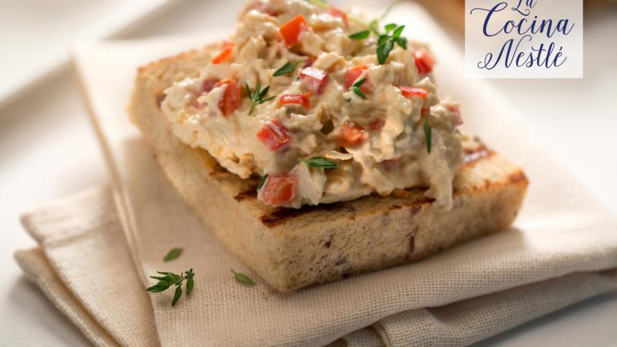 Paso a paso. Dip de pollo 