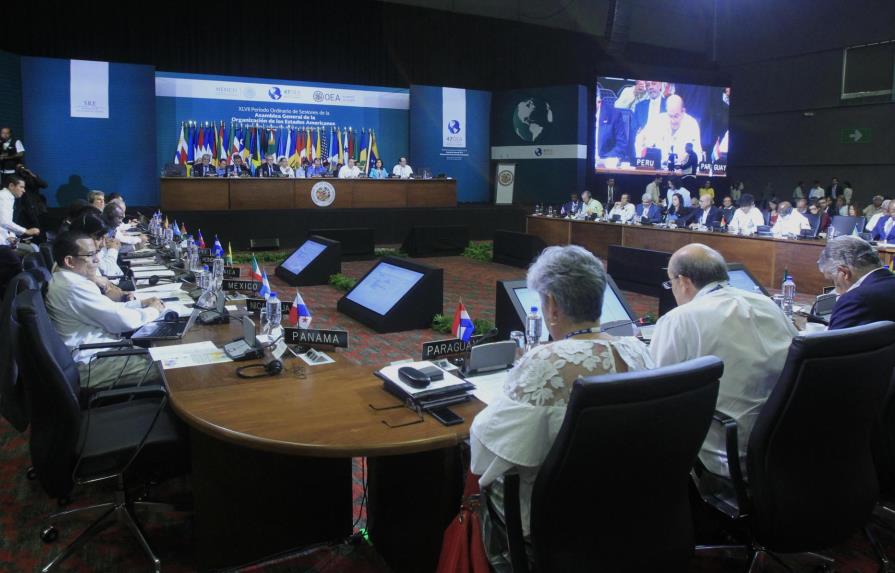 Asamblea General de la OEA descarta resolución sobre Venezuela