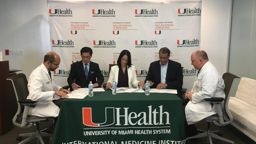 Liga Dominicana Contra el Cáncer firma acuerdo con Universidad de Miami 