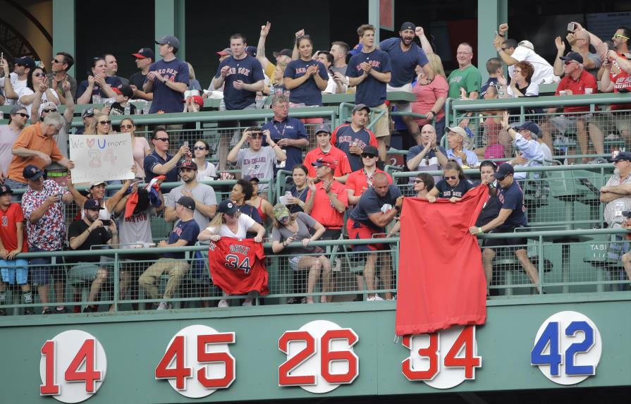 VIDEO:Los Medias Rojas de Boston retiran el número 34 de David Ortiz