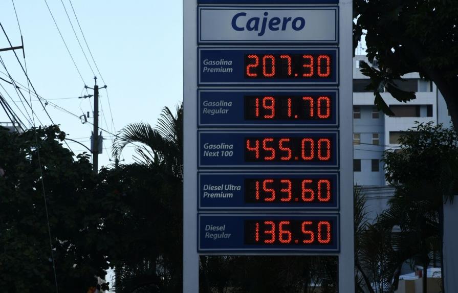 Combustibles cuestan más que cuando el petróleo estaba US$5 por encima de precio actual