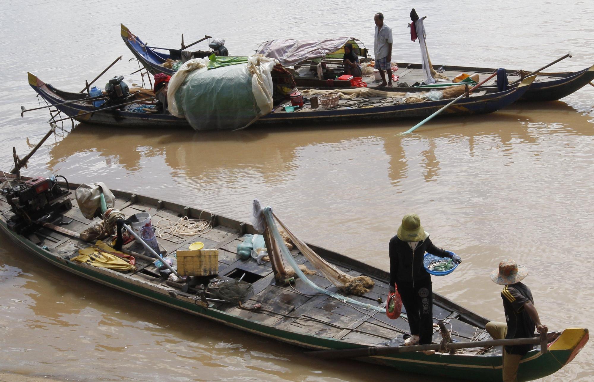 La pesca en Camboya 