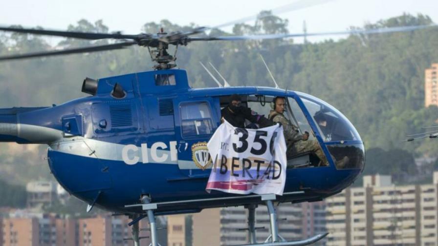 Hallan el helicóptero que fue usado para atacar la sede de Supremo venezolano Hallan el helicóptero que fue usado para atacar la sede de Supremo venezolano