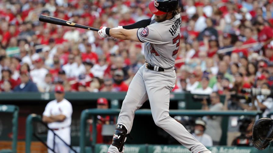 Bryce Harper castigó al Tsunami y los Nacionales vencen a los Cardenales