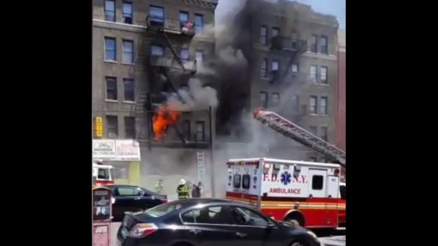 Hispano salva de un incendio a un niño de cuatro años y a una anciana