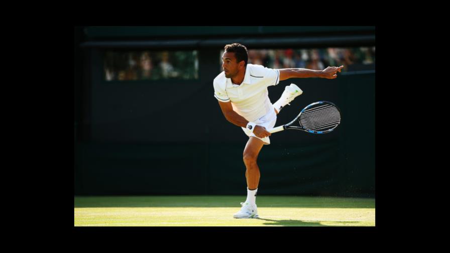 Víctor Estrella cayó en primera ronda en Wimbledon