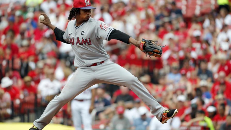 José Ureña logró otra salida de calidad con siete ponches