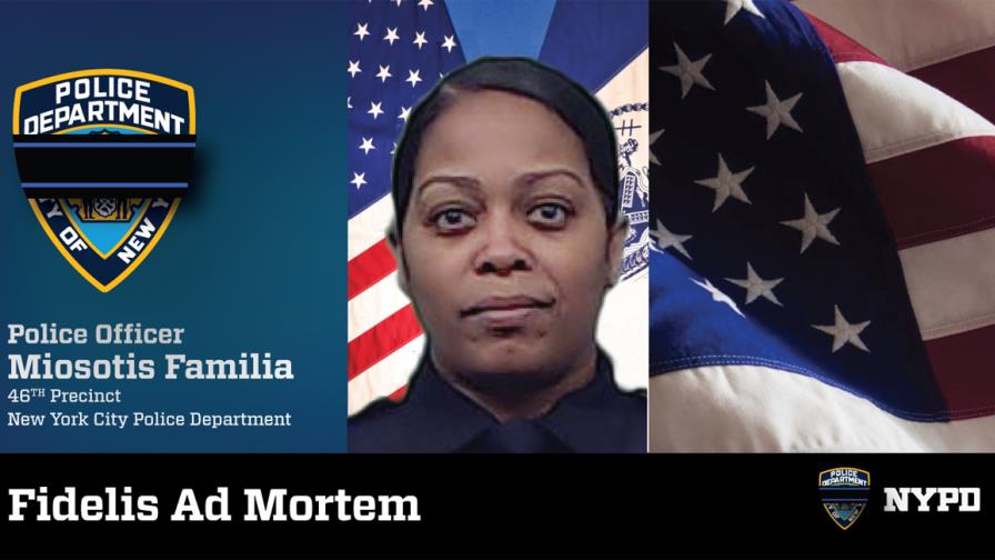 Policía dominicana asesinada en El Bronx cambió la medicina por el uniforme y llevaba 12 años en el NYPD 
