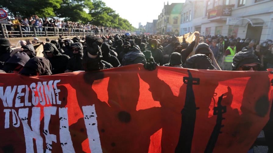 Altercados entre policía y manifestantes contra cumbre del G20