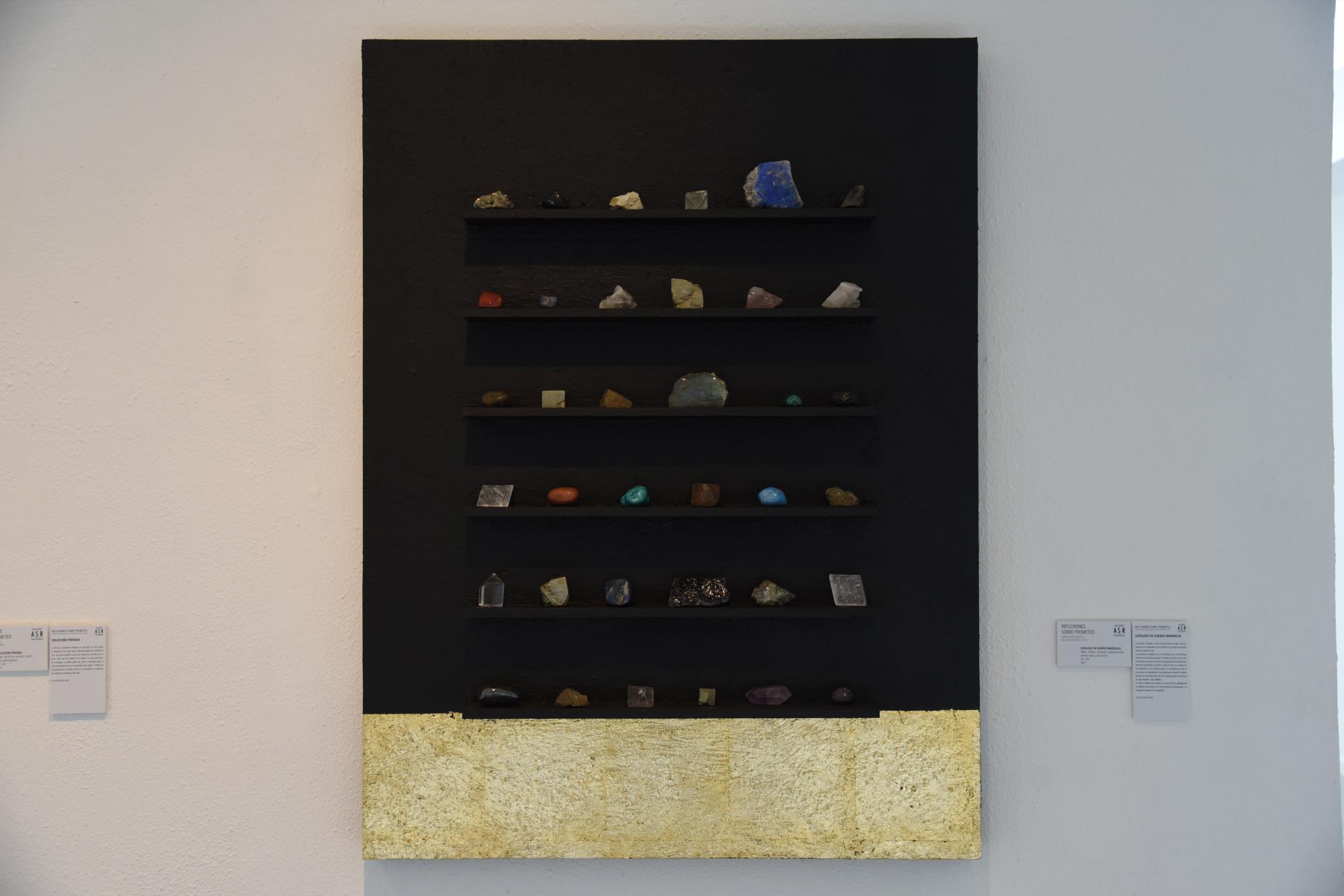 “Catálogo de sueños minerales”. 40” x 28” ( 2017).