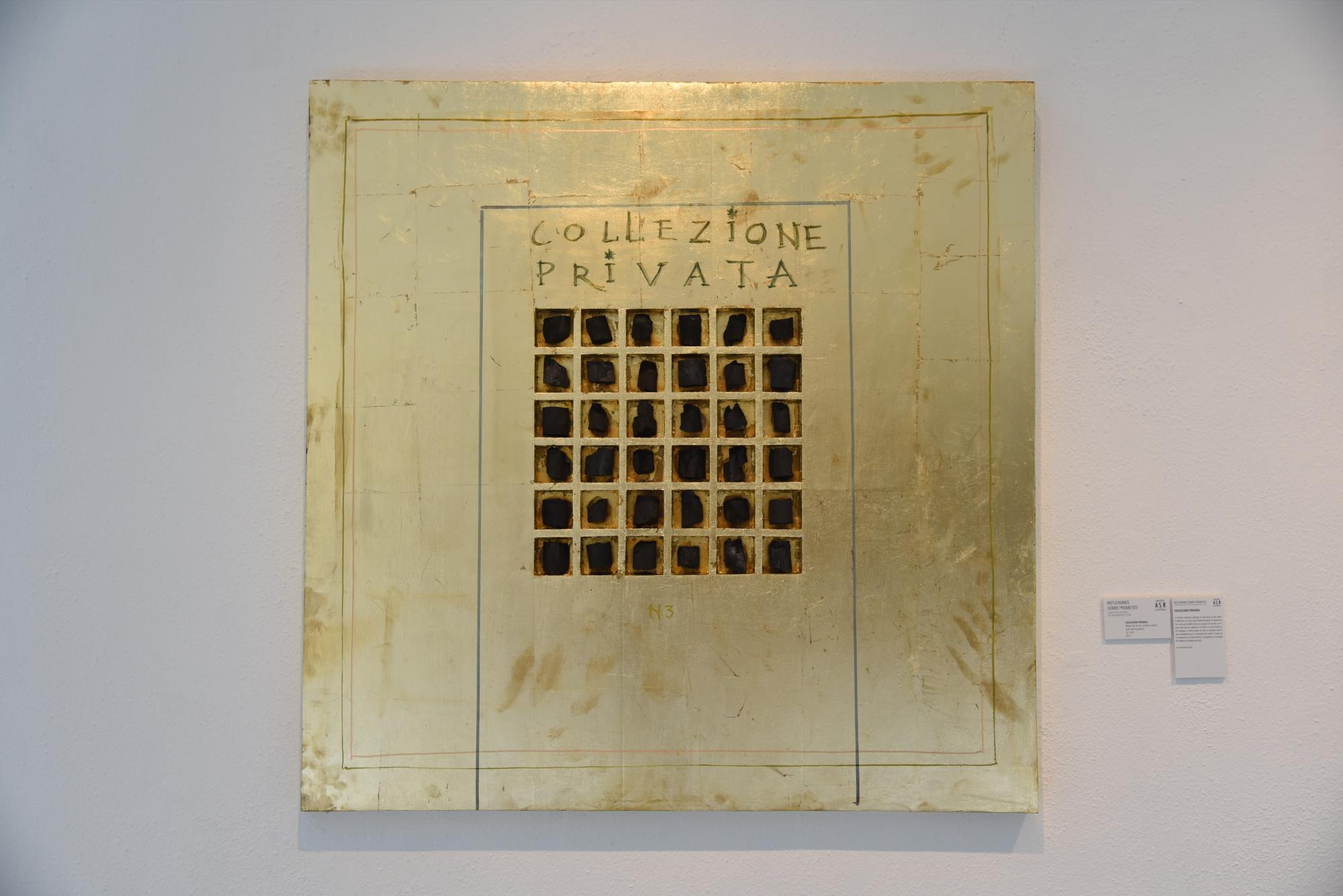 “Colección privada” 39” x 39” (2017).