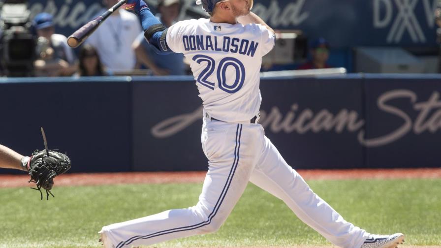 Jonrones de Donaldson y Tulowitzki, en victoria de Azulejos sobre Houston