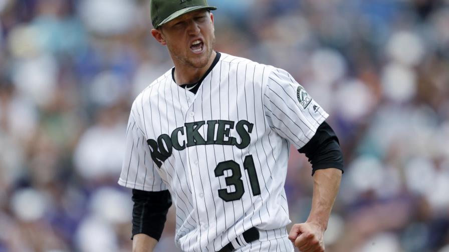 Melky Cabrera le estropea el juego sin hit al Kyle Freeland 