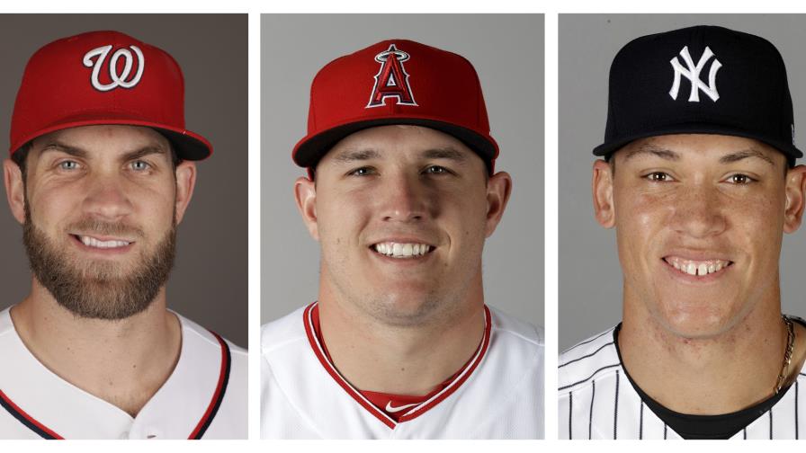 Harper, Trout y Judge, esperanzas de popularidad del béisbol 