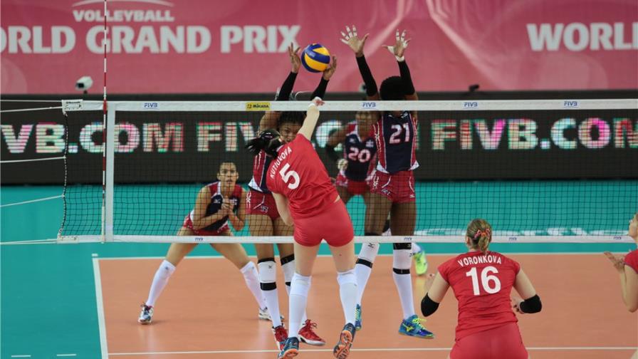 Selección dominicana cae y sigue su racha negativa ante Rusia