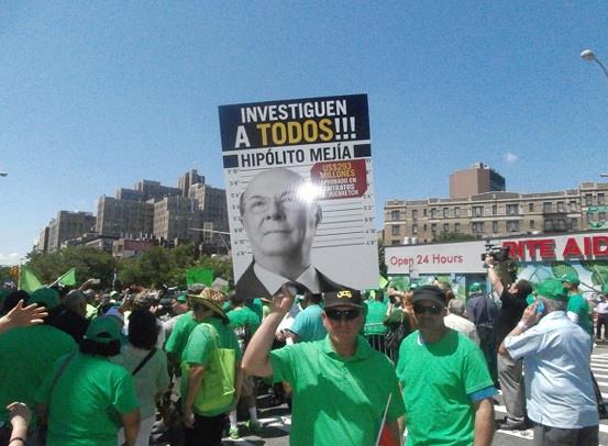 Dominicanos en Nueva York marchan también contra la corrupción 
