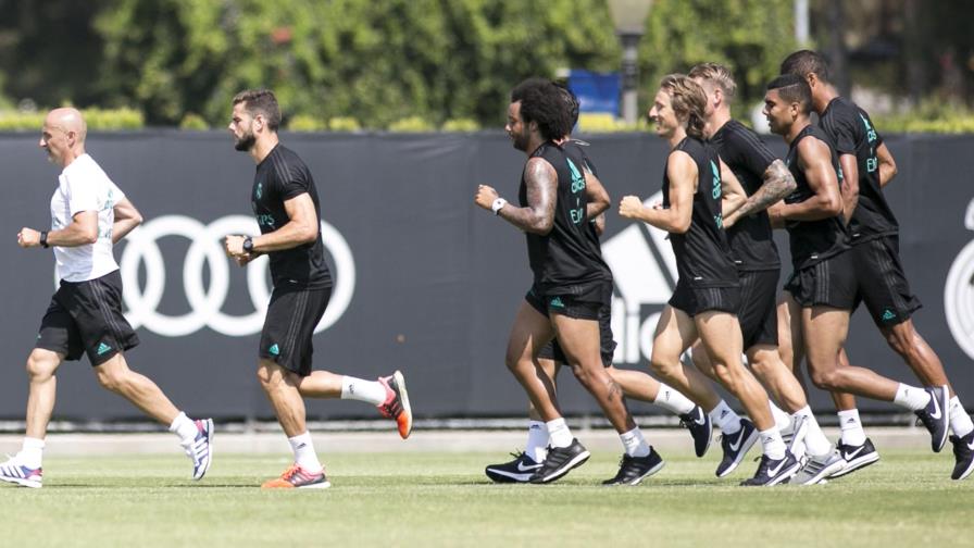 El Real Madrid aprieta el acelerador a una semana del partido contra el United