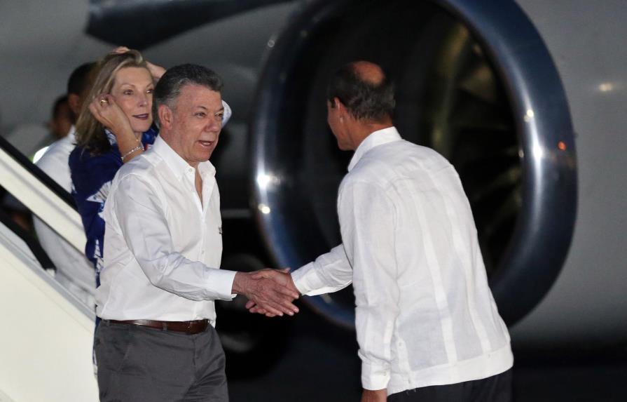Santos llega a Cuba para reunirse con Castro e impulsar relación económica