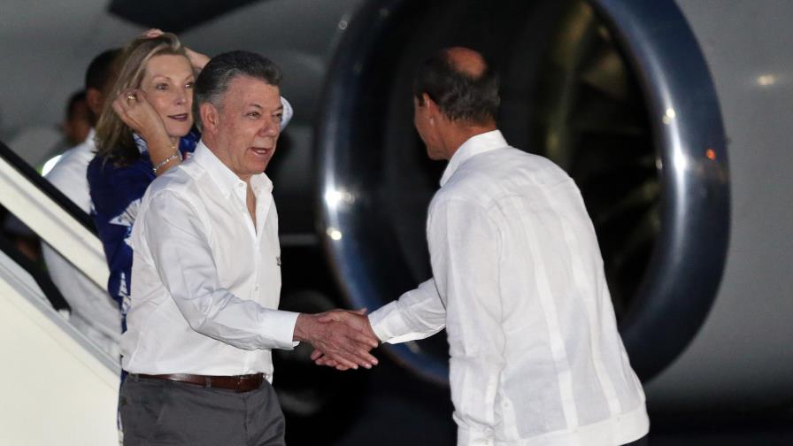 Santos llega a Cuba para reunirse con Castro e impulsar relación económica