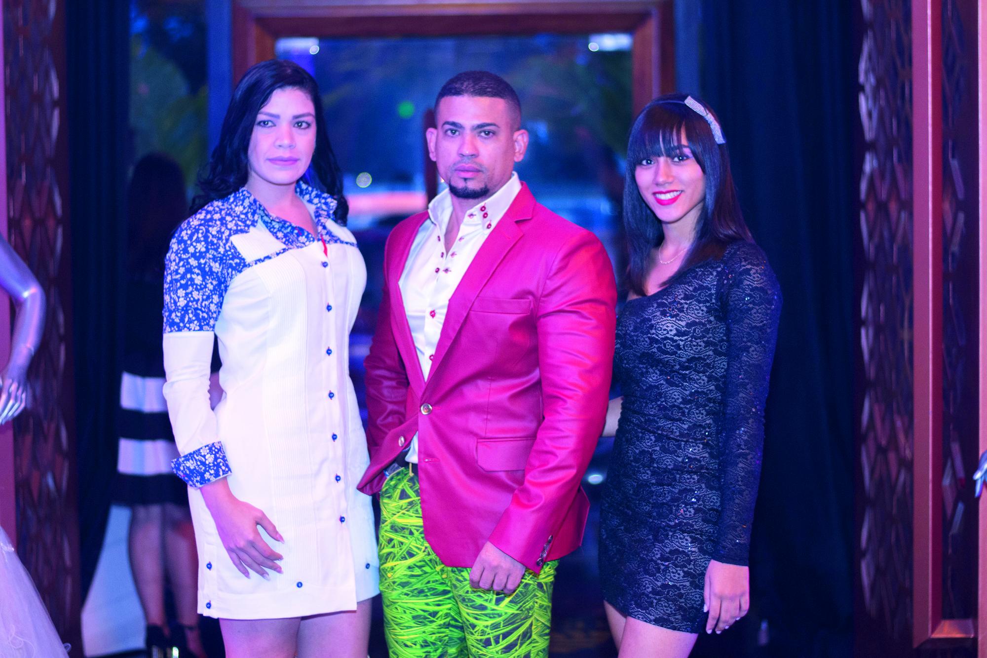 Gilipsy Gimon, Noel Newman y Edelyn Caceres.