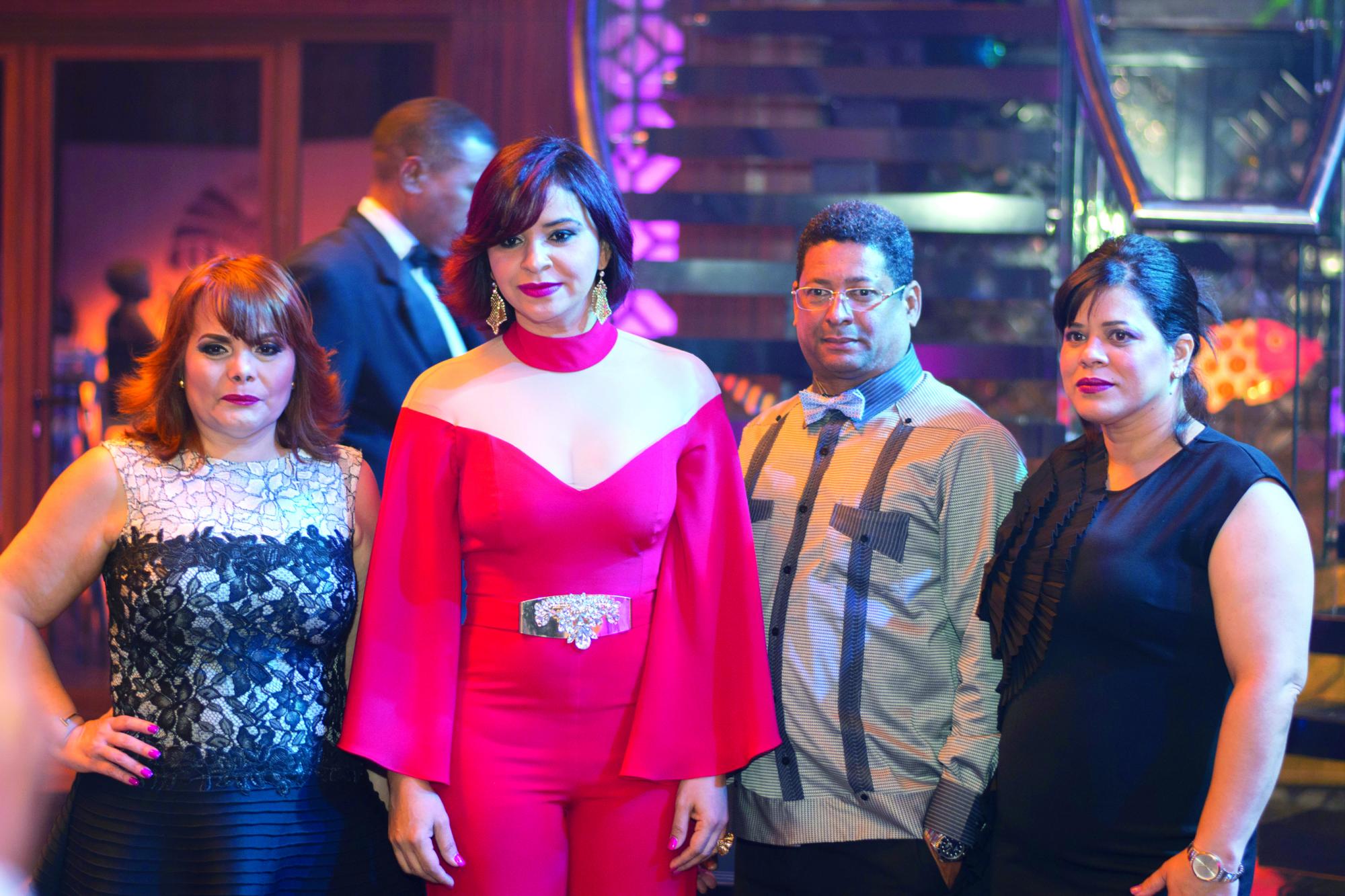 Rommi Grullon, Merkis Diaz, Francisco Rodriguez y Isamara Diaz.