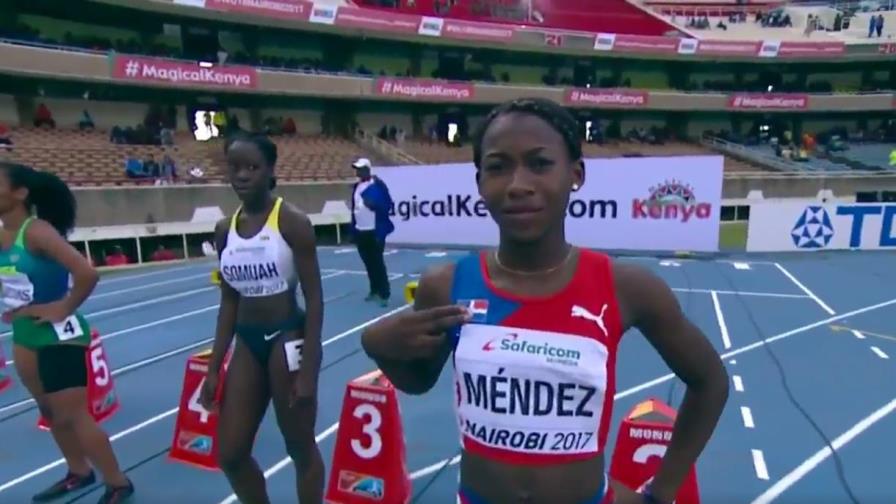 Durán fue sexta en la final de los 100 metros en el Mundial sub18 de atletismo