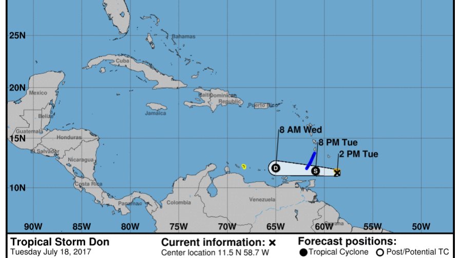 Meteorología pronostica lluvias hacia el interior del país