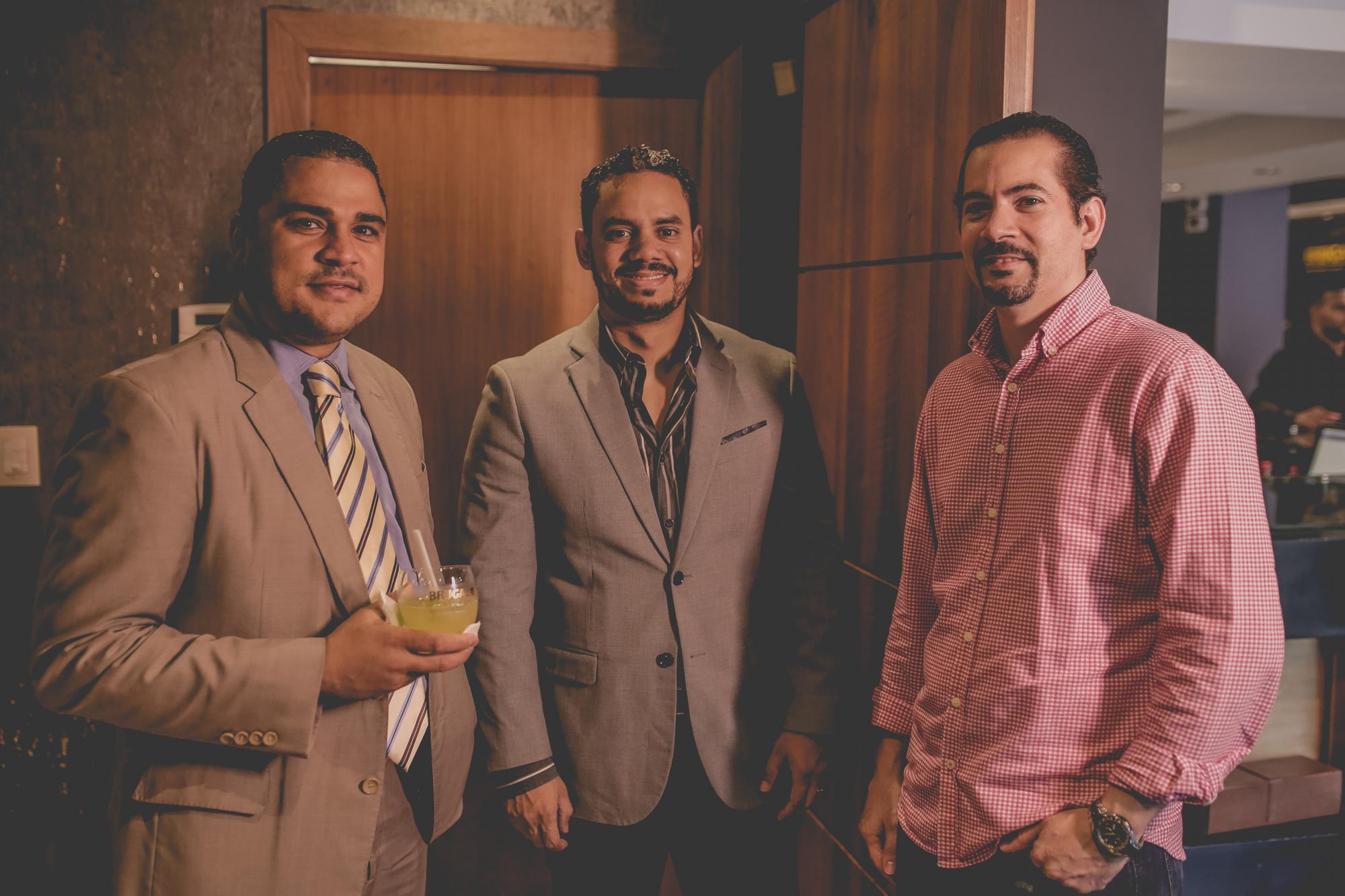 Ely Bautista, Julio Cesar Fondeur y Paul Castellanos.