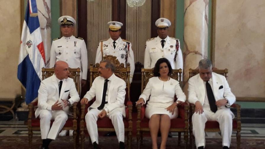 Presidente Danilo Medina recibe cartas credenciales de cuatro nuevos embajadores