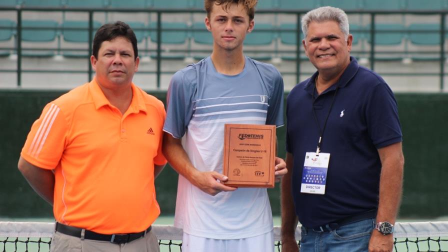 Drew Baird, campeón Copa Merengue; Johan Castillo termina como finalista en dobles