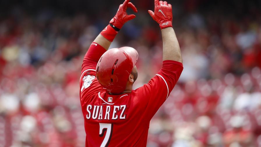 Rojos ganan con jonrones de Gennett, Suárez y Barnhart 