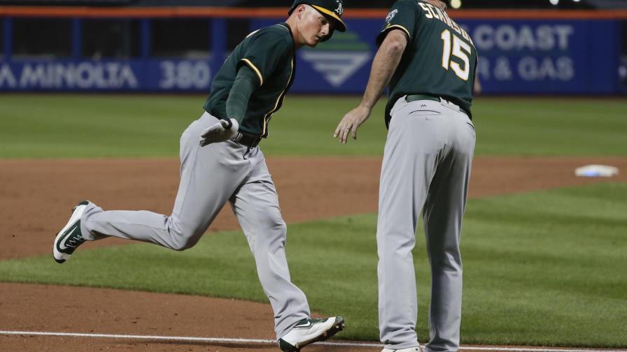 Novato Matt Chapman decide partido a favor de Oakland ante Mets