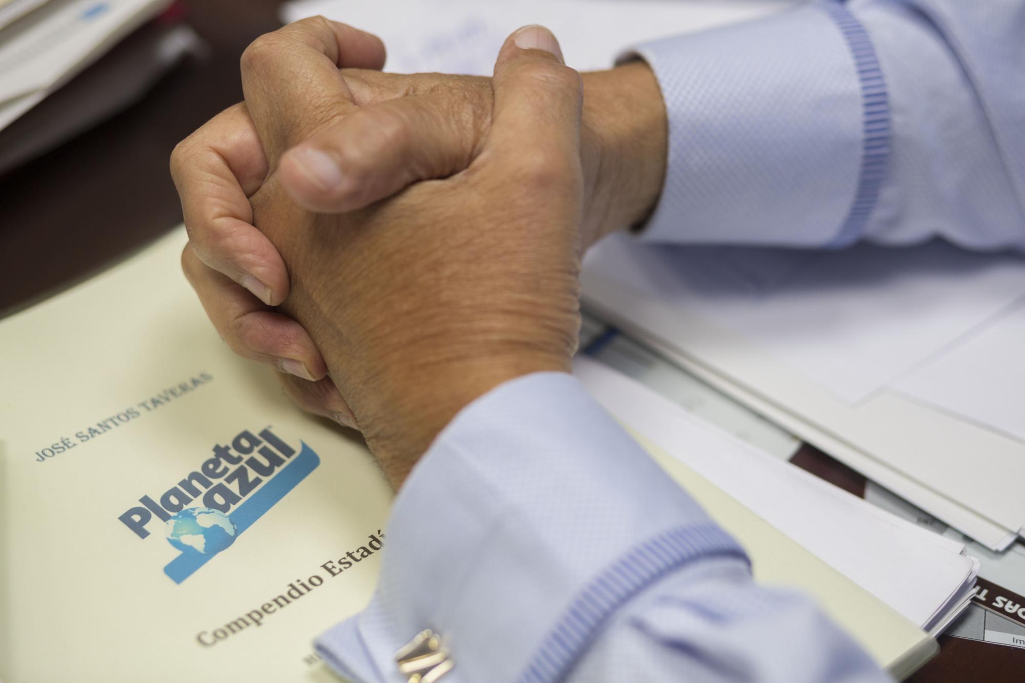 Santos recibió a Diario Libre en la fábrica que dirige.