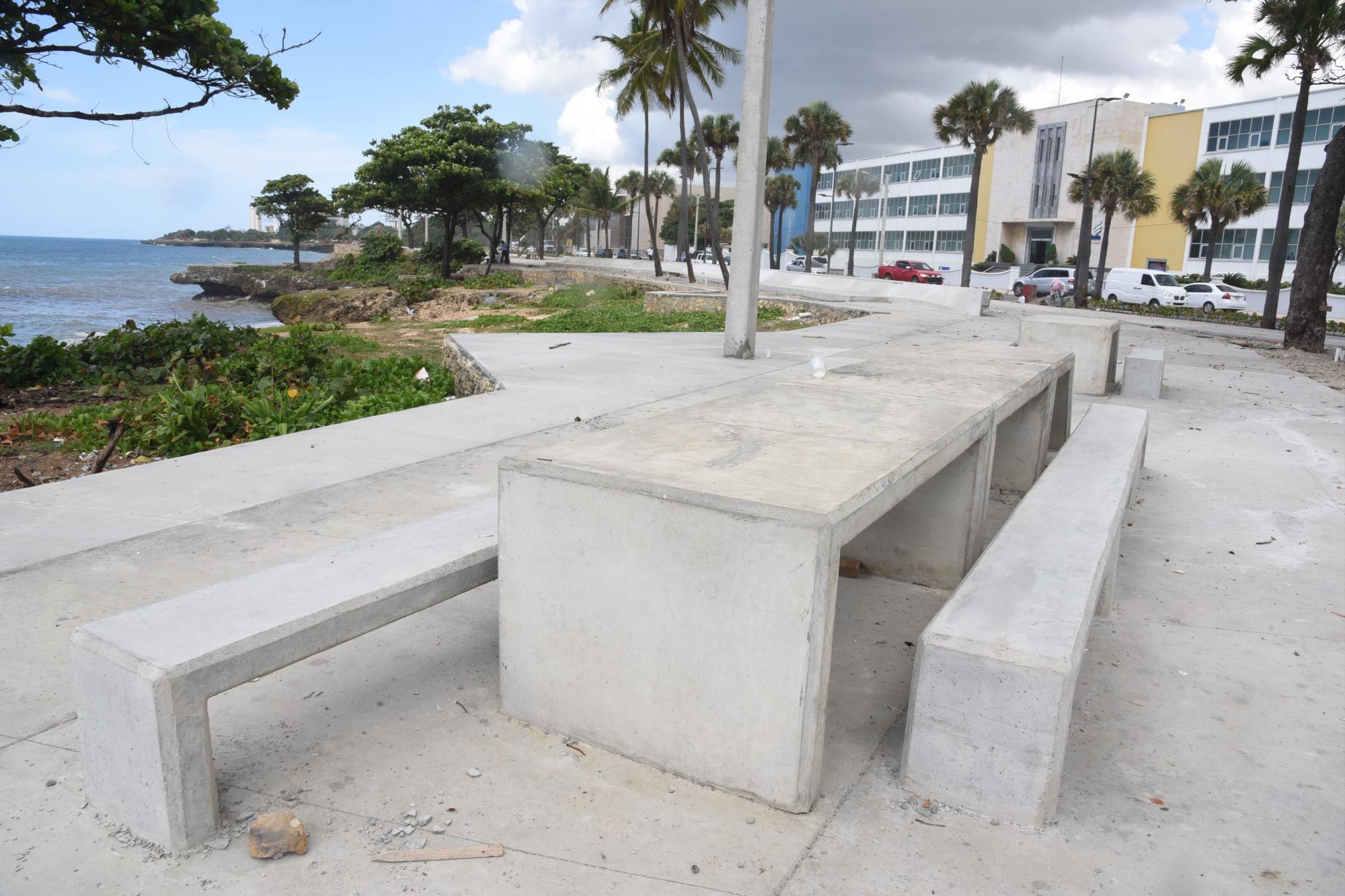 Un área para disfrutar de frente el mar.