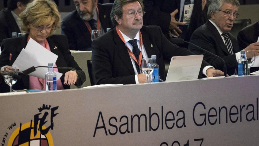 La federación española de fútbol tiene un nuevo presiente de manera interina