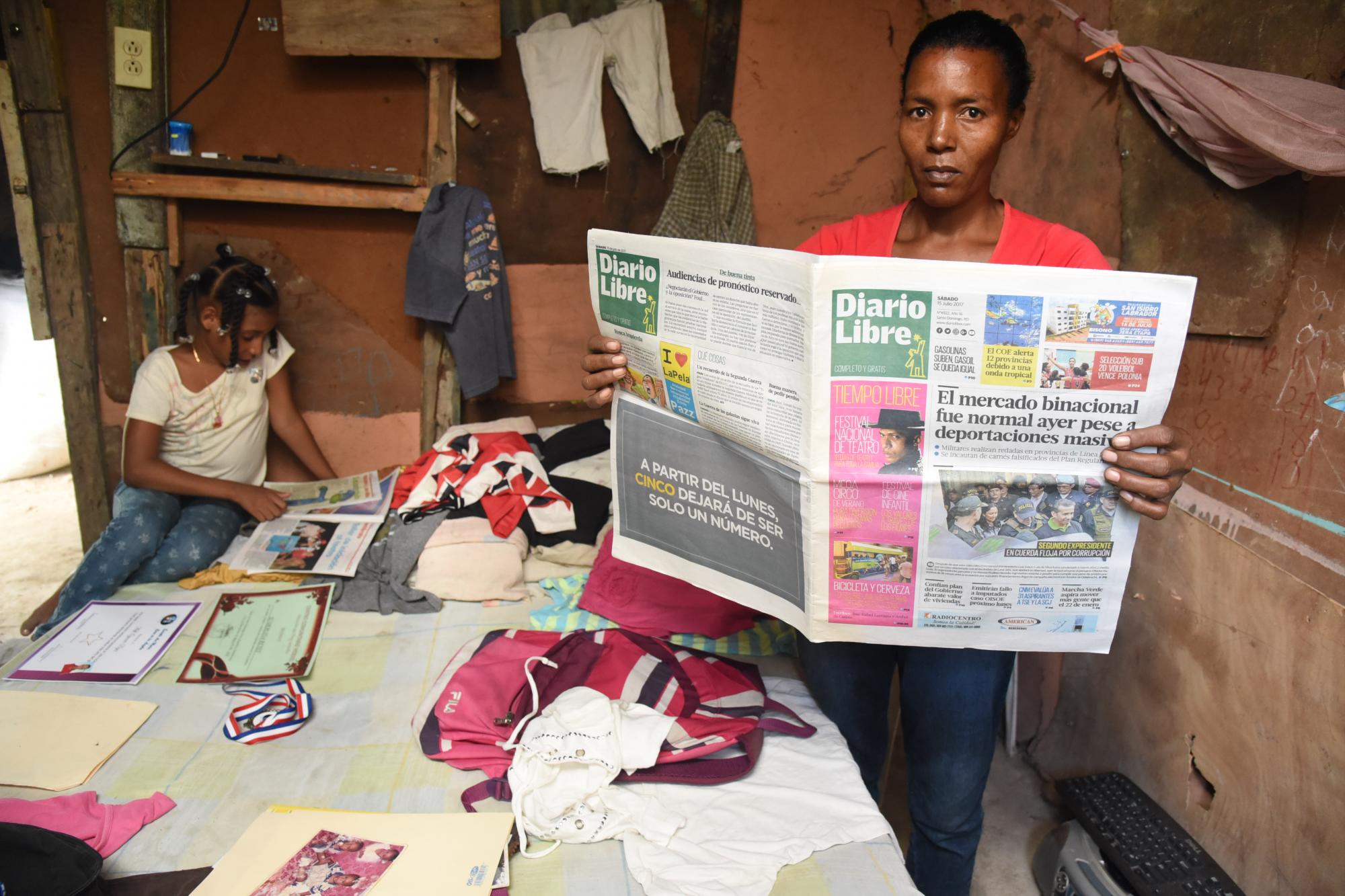 Sumergida lee siempre Diario Libre.
