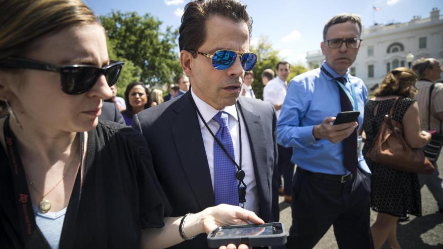Scaramucci: “Hay gente” en la Casa Blanca que quiere minar a Trump 