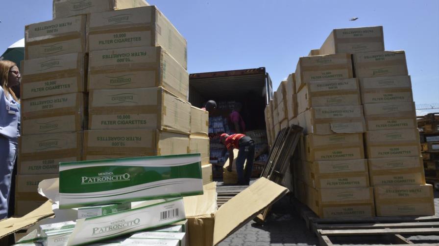 Aduanas decomisa contrabando de siete millones de cigarrillos