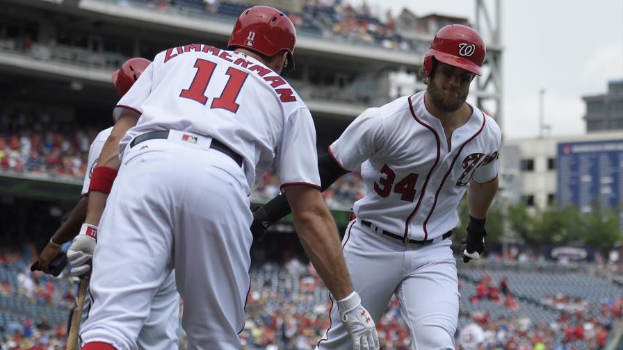 VIDEO: Nacionales batean ocho jonrones y aplastan a Cerveceros 