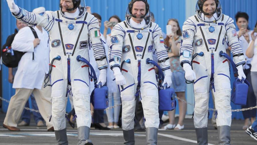 La nave tripulada rusa Soyuz MS-05 despega rumbo a la Estación Espacial La nave tripulada rusa Soyuz MS-05 despega rumbo a la Estación Espacial