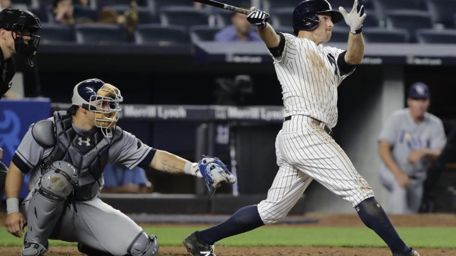 VIDEO: Sencillo de Gardner decide victoria de Yanquis ante Rays; Sánchez dispara jonrón 