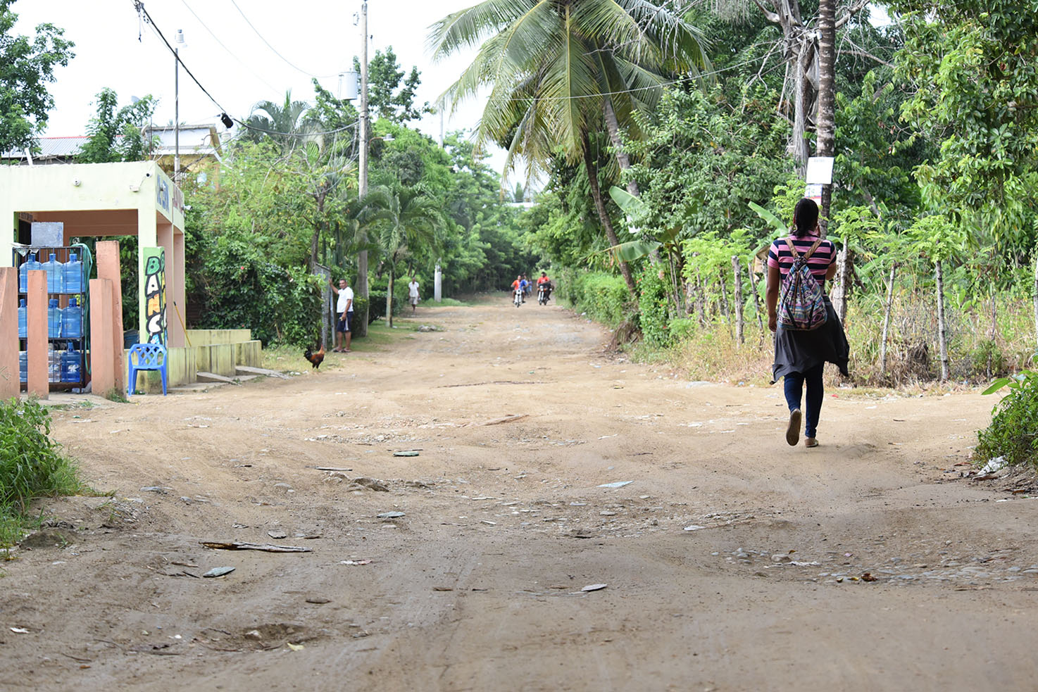 Las calles están llenas de hoyos.