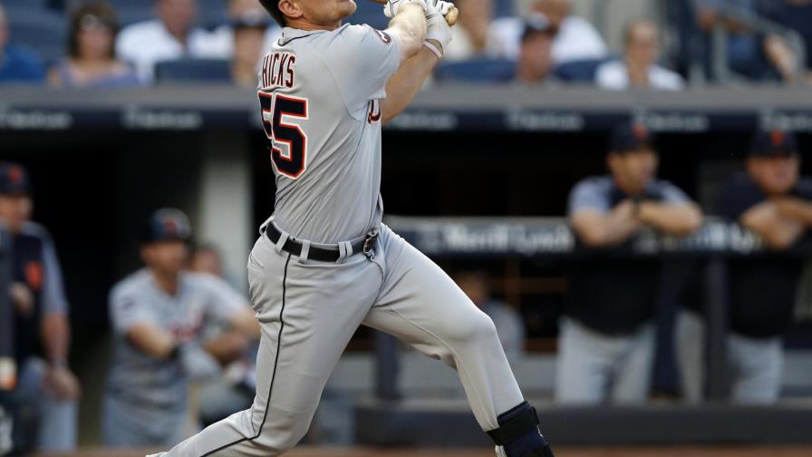 Hicks pega jonrón de 3 carreras y los Tigres vencen a Yanquis 