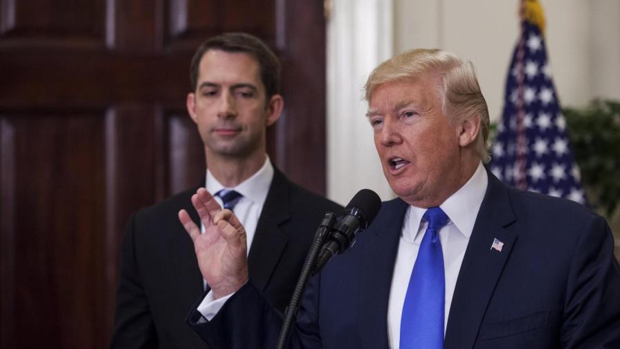 Trump promueve un plan para recortar a la mitad la inmigración legal a Estados Unidos