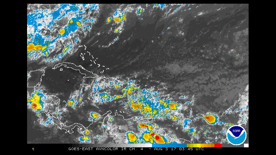 Vaguada y onda tropical provocarán aguaceros dispersos en algunas provincias Vaguada y onda tropical provocarán aguaceros dispersos en algunas provincias