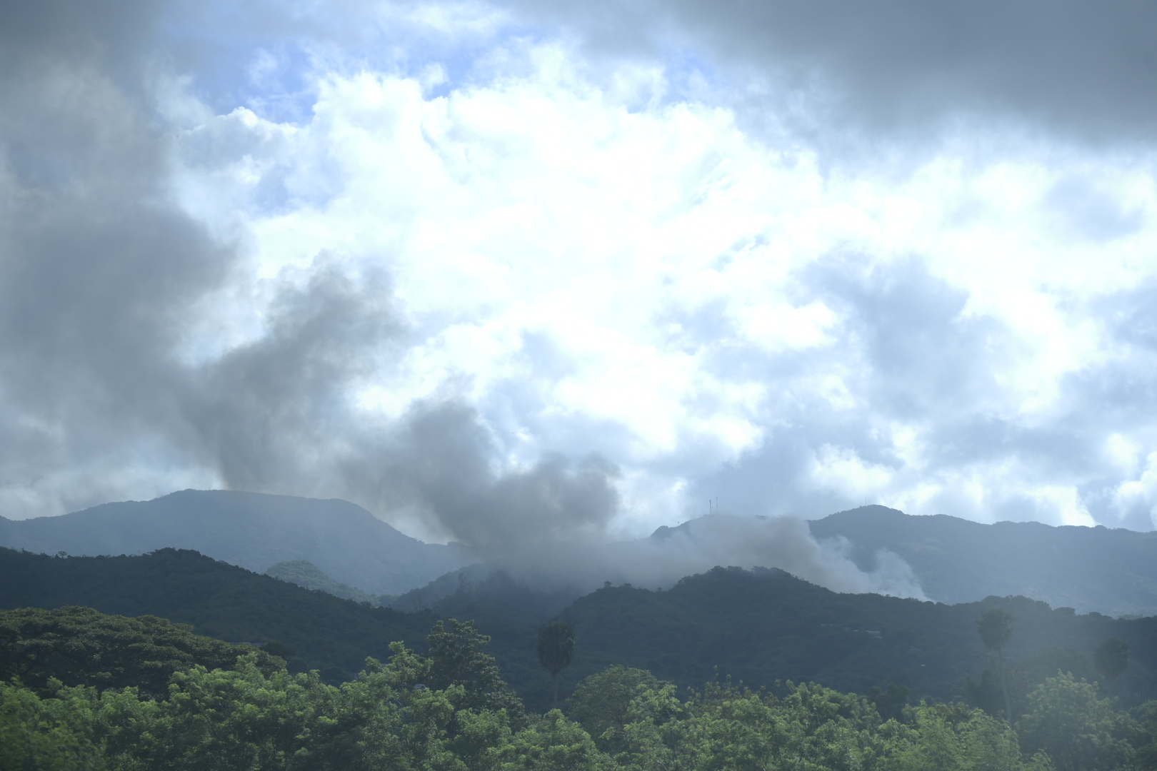 En total fueron afectadas 607.3 tareas con los incendios forestales, pero que ninguna persona resultó lesionada hasta el momento.