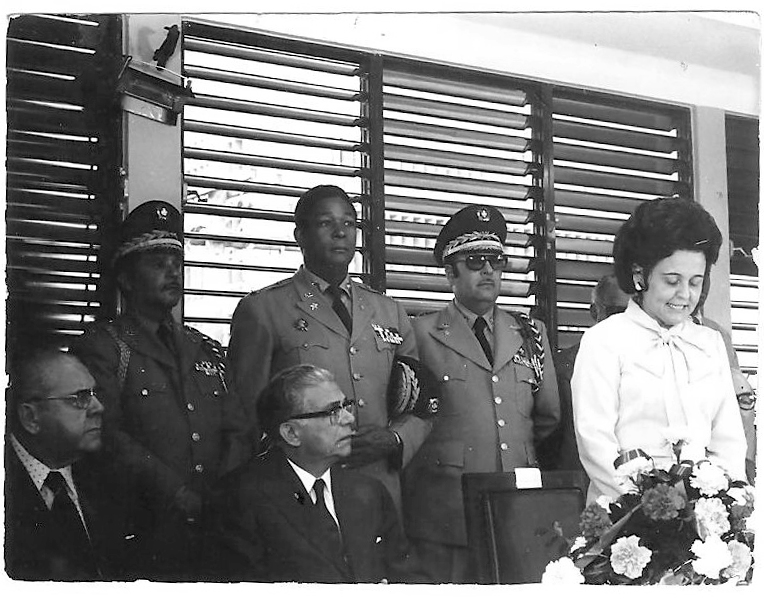 Doña Mary en una actividad en la que participó el presidente Joaquín Balaguer