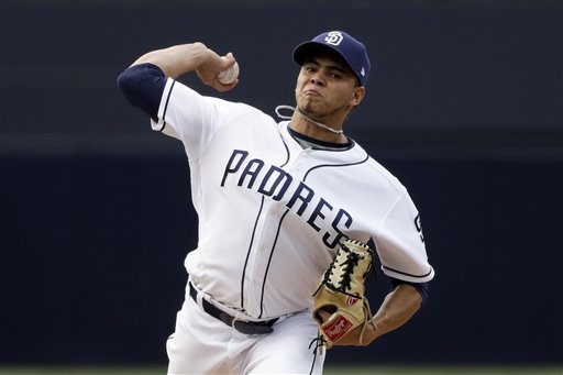 El dominicano Dinelson Lamet fue el lanzador ganador en el partido que los Padres vencieron a los Filis en la jornada del 15 de agosto del 2017