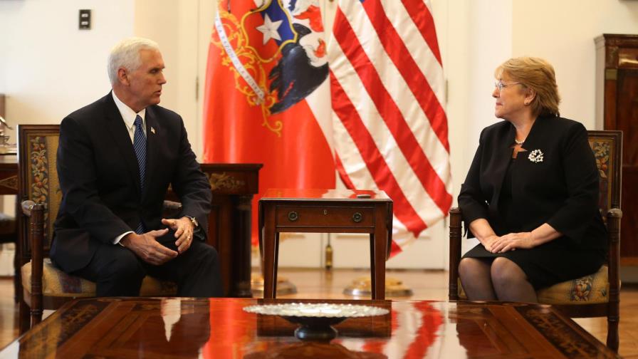 Vicepresidente de EE.UU. llega a Chile en gira marcada por crisis venezolana