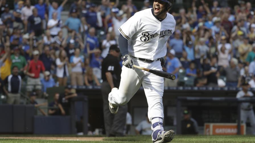 Manny Piña dispara jonrón ante Juan Nicasio y Milwaukee vence a Pittsburgh